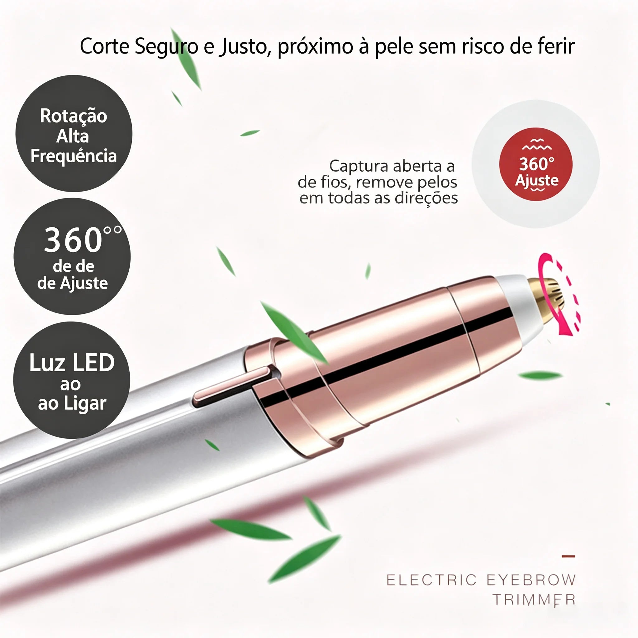 Facilidade Automática Para Cortar Os Cabelos Do Rosto Alto Padrão Feminino E Masculino Envio Aleatório De Várias Cores